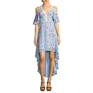 Blue and White maxi dress